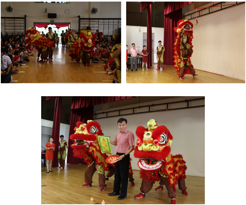 Cai Qing successfully completed! Our Principal received the well-wishes from the Lions.